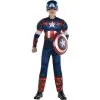 AMSCAN Kids' Captain America Muscle Costume - Marvel